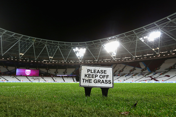  during the Premier League match between West Ham United and West Bromwich Albion at London Stadium on January 2, 2018 in London, England.