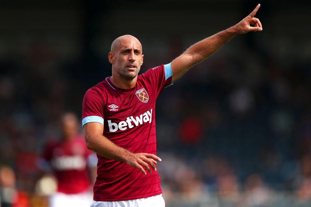 xxxx during the pre-season friendly match between Wycombe Wanderers and West Ham United at Adams Park on July 14, 2018 in High Wycombe, England.