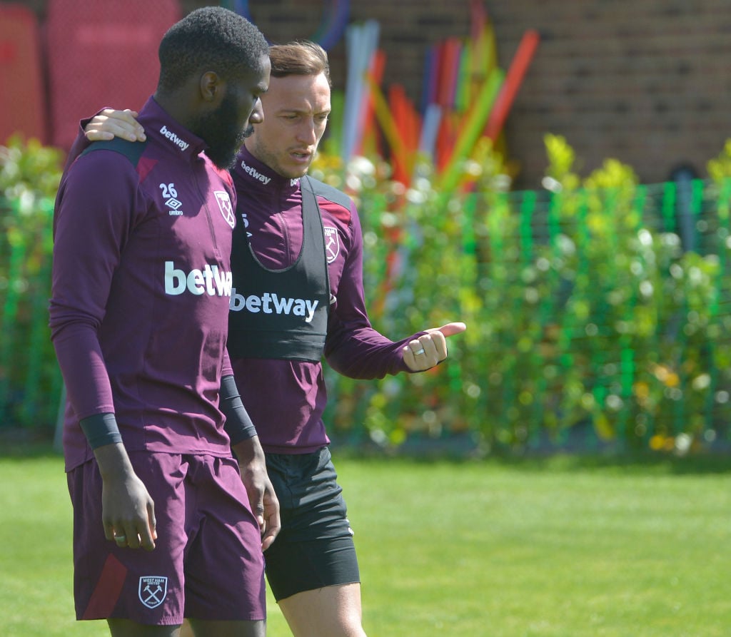 West Ham duo Mark Noble and Arthur Masuaku should be fit for Everton