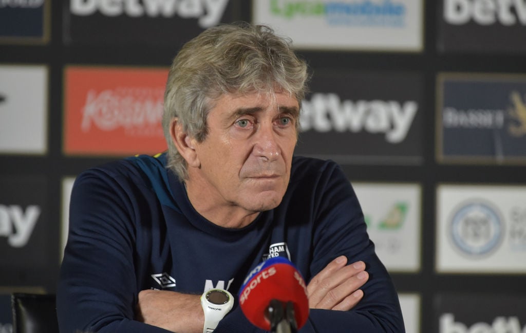 Predicted line-up: Manuel Pellegrini set to make as many as three changes to West Ham side for Crystal Palace clash