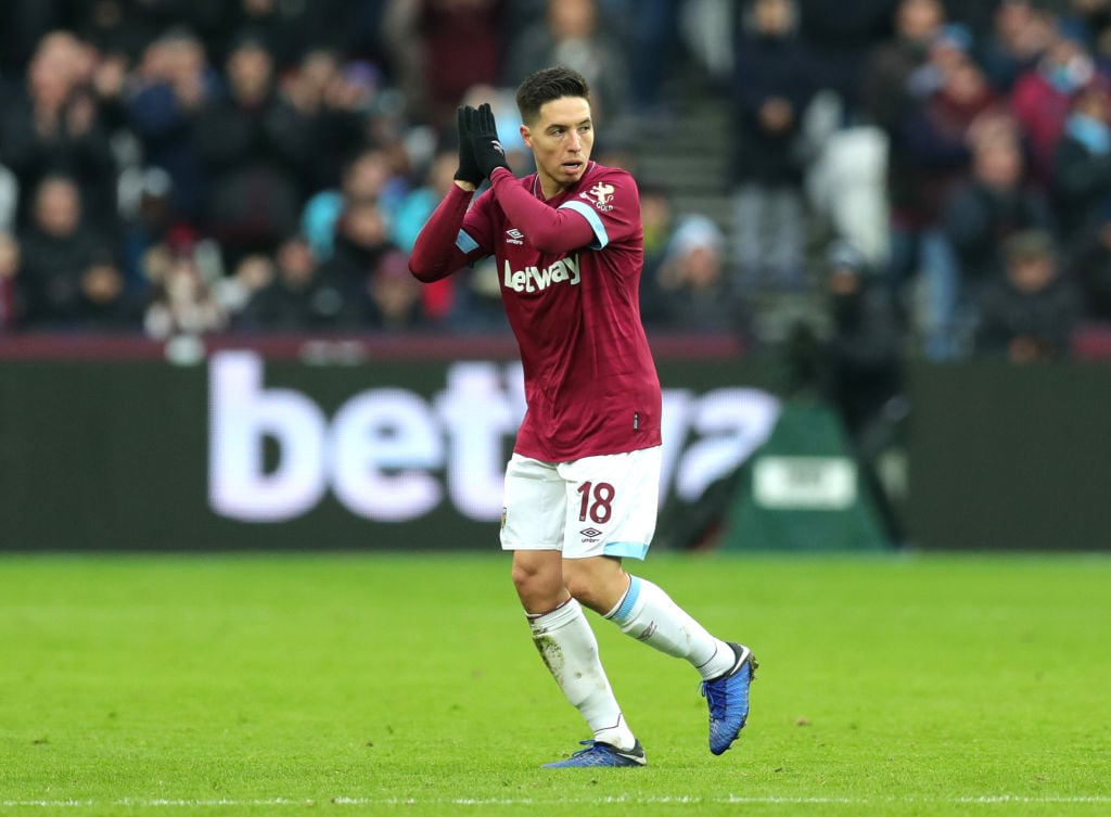 Andy Carroll explains what surprised him most about controversial new teammate Samir Nasri at West Ham