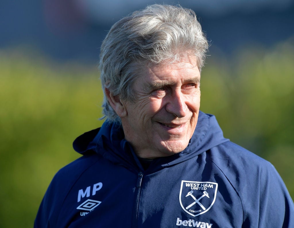 Pictures show West Ham training on home soil ahead of Friday night clash with Fulham