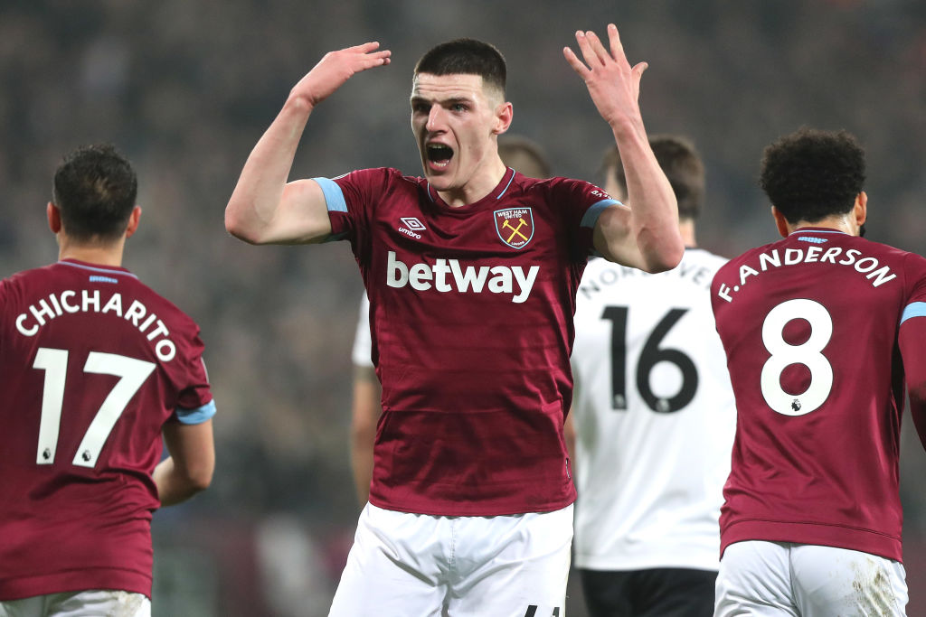 Why all eyes will be on Pep Guardiola target Declan Rice as West Ham travel to Fernandinho-less Manchester City
