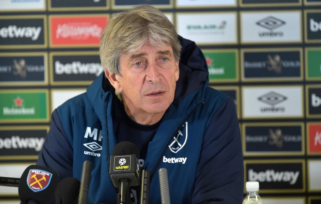 Manuel Pellegrini lifts the lid on his big fear for West Ham in summer transfer market
