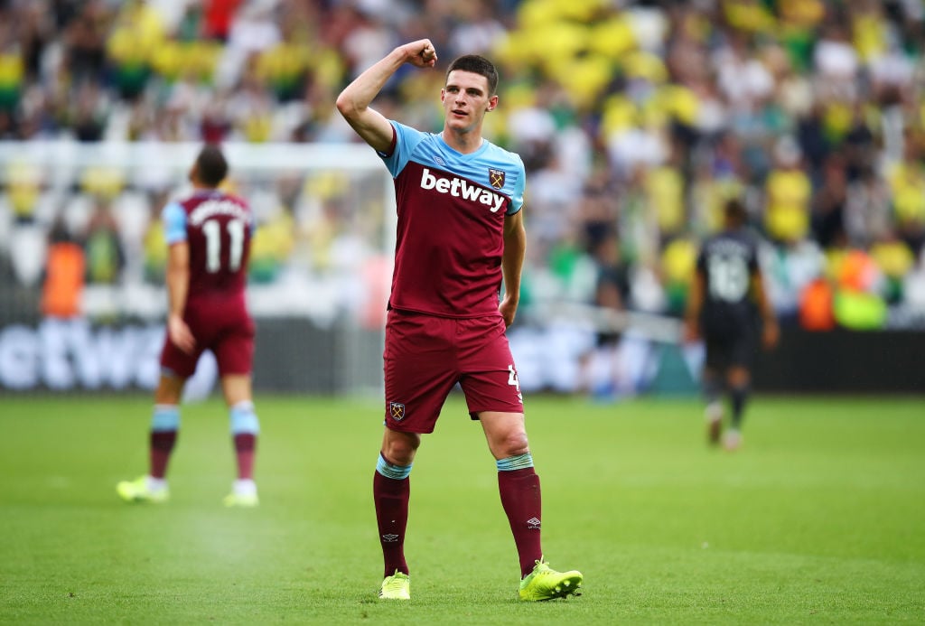 West Ham ace Declan Rice names the four players he strives to emulate