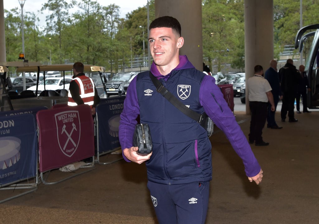 Club insider speculates why West Ham's Declan Rice was pulled from Goals on Sunday