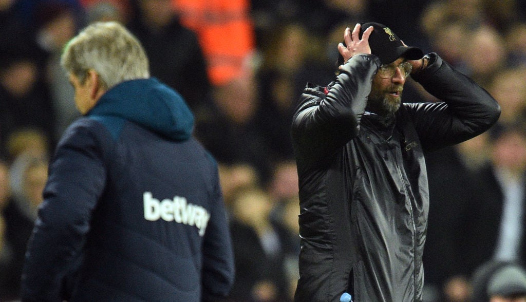 Some West Ham fans rage at double standards for Liverpool over fixture postponement