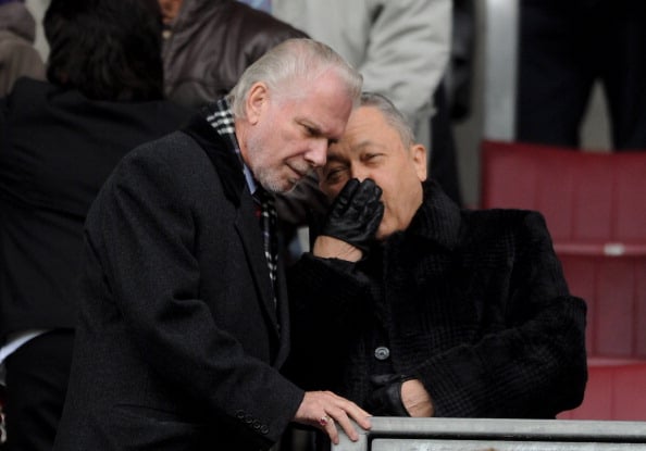 West Ham boss David Moyes defends owners David Sullivan and David Gold over spending