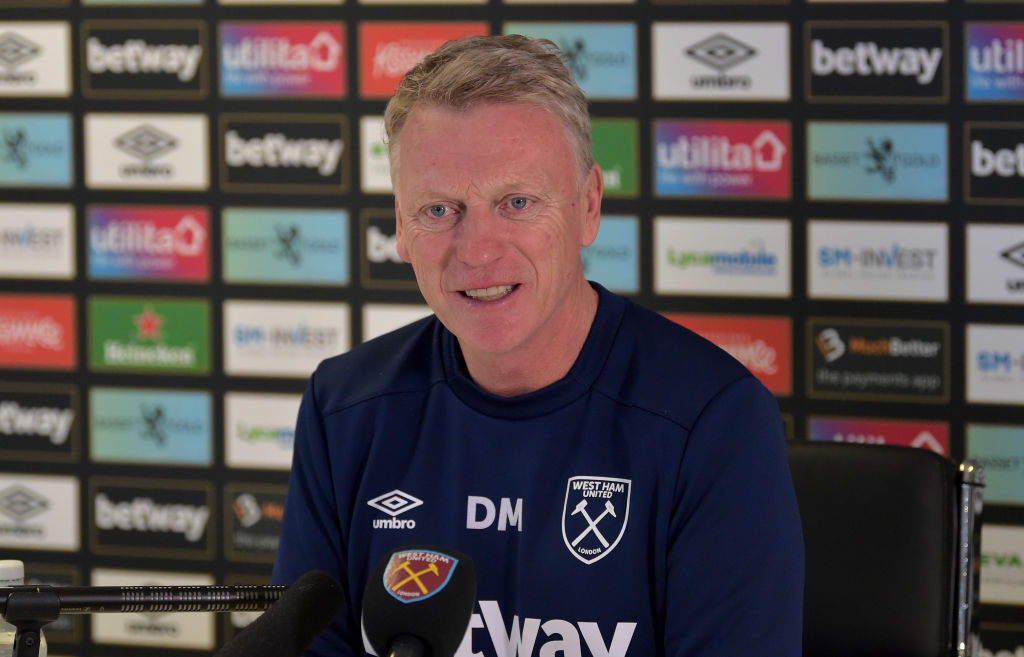 David Moyes drops hint about how many signings he is working on bringing to West Ham this month