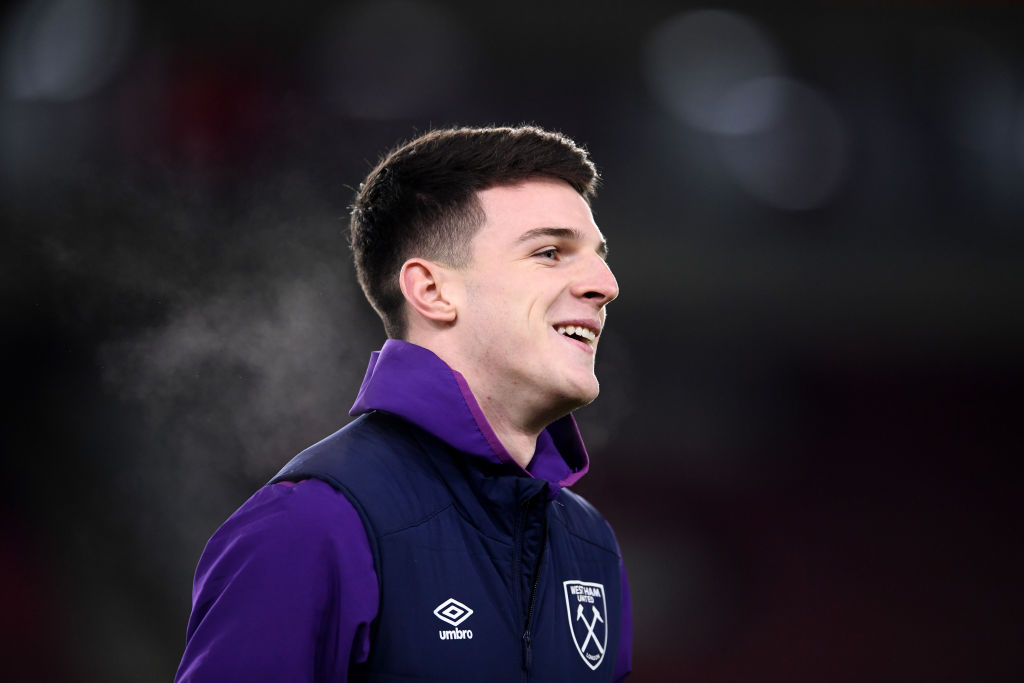 West Ham players Aaron Cresswell and Declan Rice react on Twitter to controversial Aston Villa vs Sheffield United moment