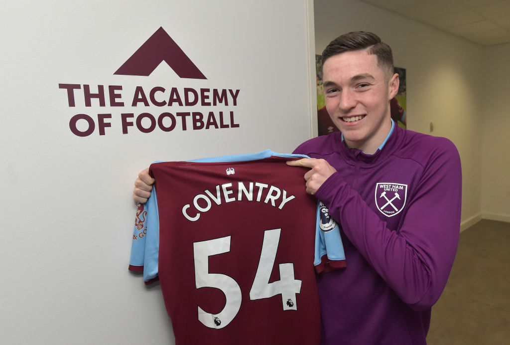 Conor Coventry could leave West Ham on loan according to Ex