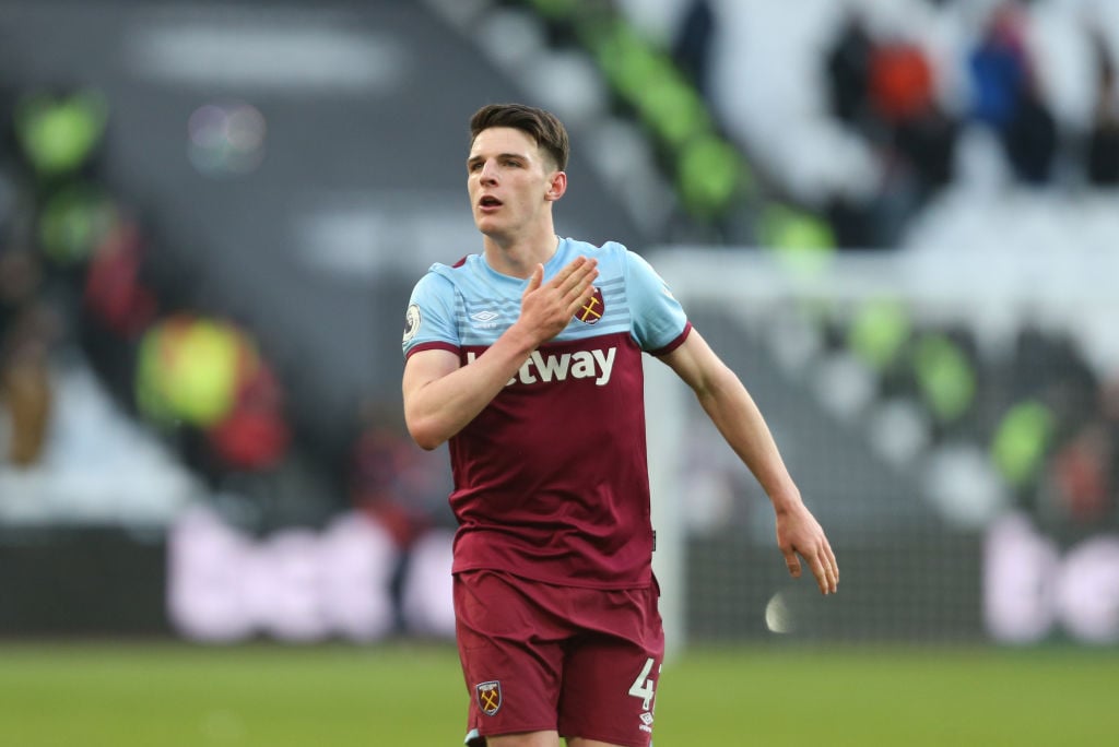 Declan Rice blown away by Alphonso Davies display in Bayern Munich romp and he could have been his West Ham teammate