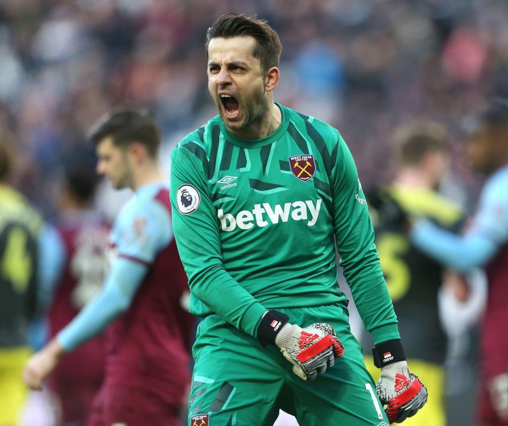 Lukasz Fabianski names one West Ham player in his all-time teammate XI