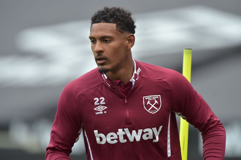 Sebastien Haller could be set for return to West Ham squad for Burnley after being pictured in 'final preparations' at London Stadium