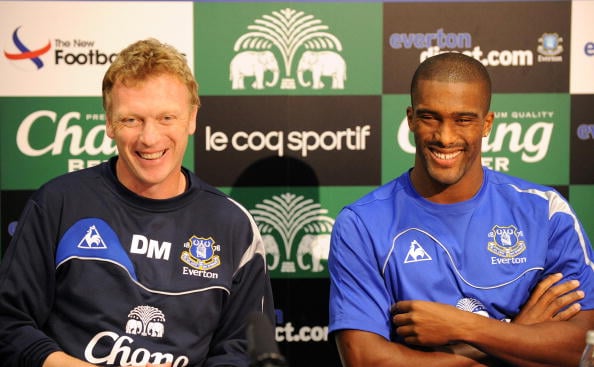 Everton's Scottish manager David Moyes (