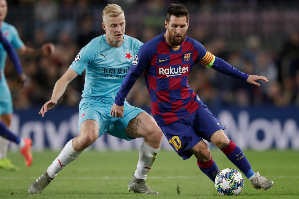FC Barcelona v Slavia Prague - UEFA Champions League