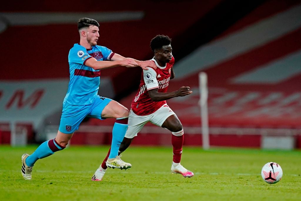 'Ridiculous': Declan Rice makes a huge claim about Arsenal ace Bukayo Saka