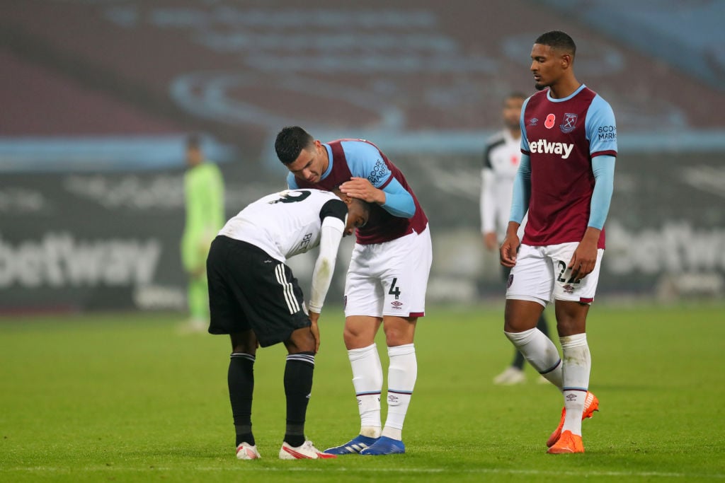 West Ham fans amazed by something Fabian Balbuena did after Ademola Lookman penalty miss