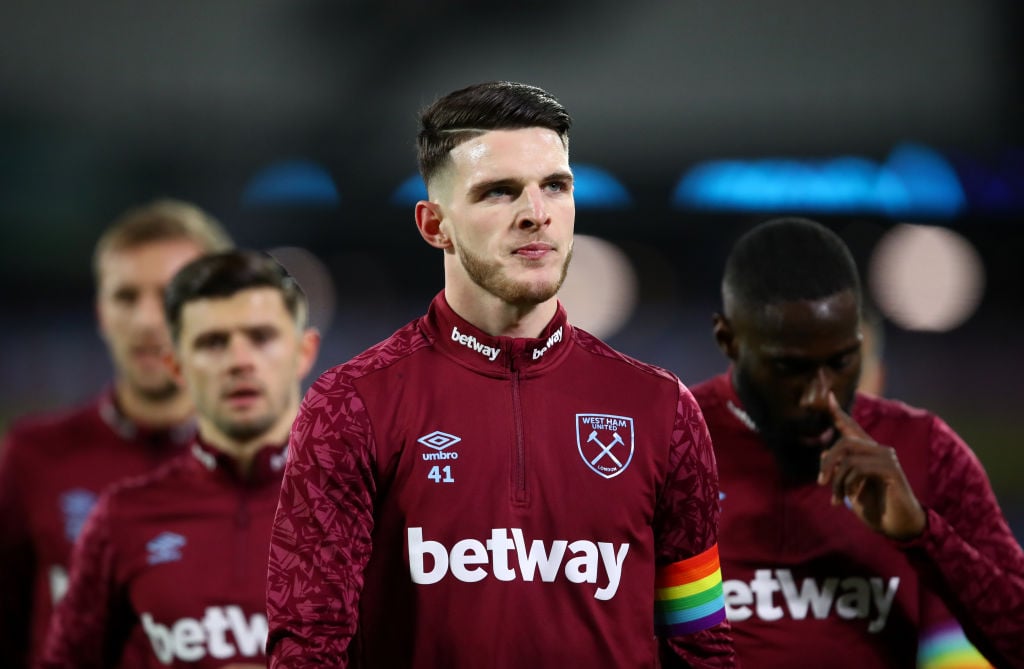 Declan Rice says he 'couldn't be happier' working with Kevin Nolan as a coach at West Ham