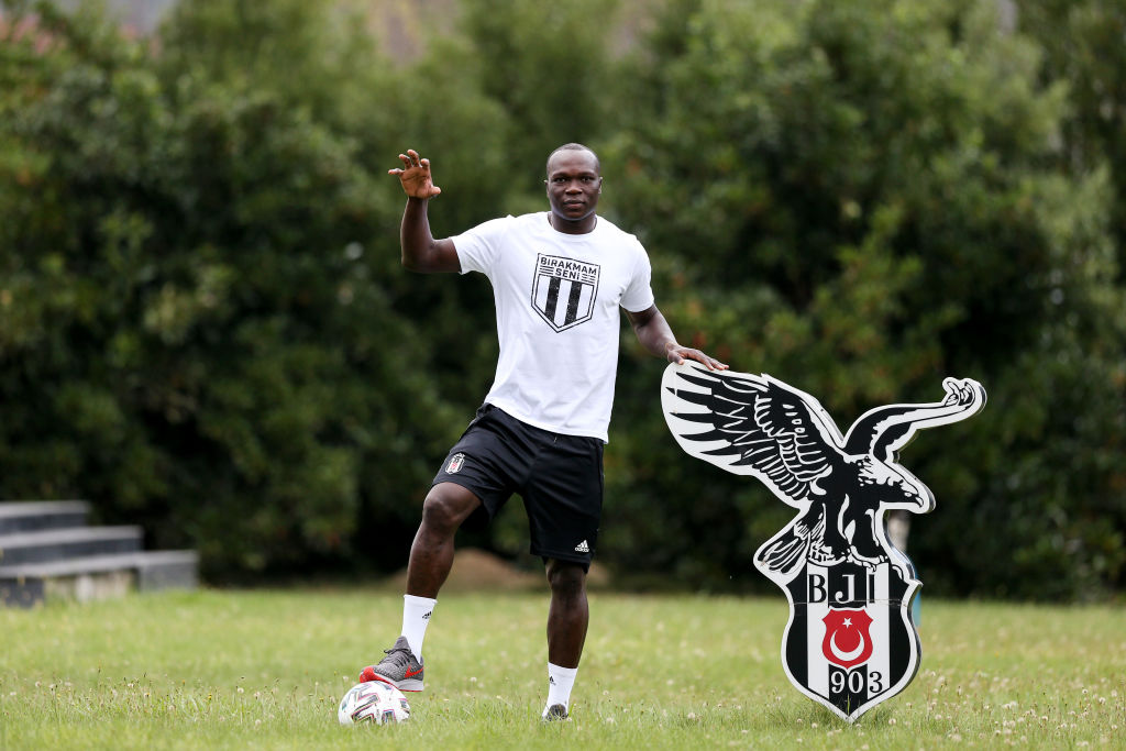 Besiktas' player Vincent Aboubakar