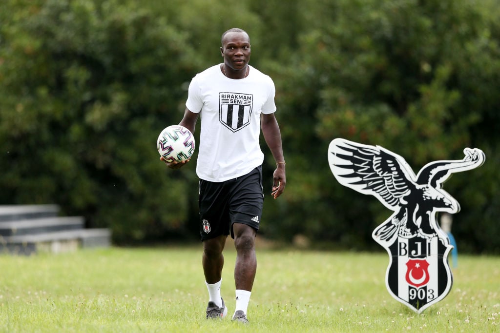Besiktas' player Vincent Aboubakar