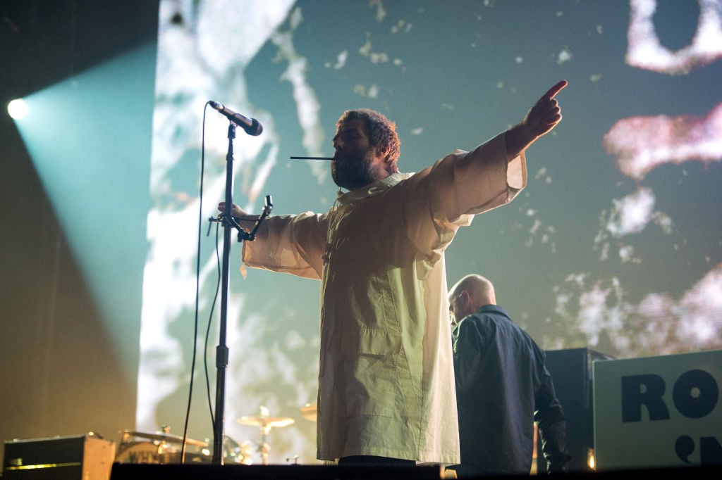 Liam Gallagher Performs At Le  Zenith