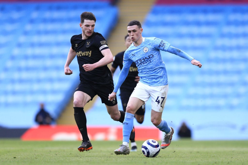 West Ham star Declan Rice shares what has stunned him about 'incredible' Manchester City ace Phil Foden