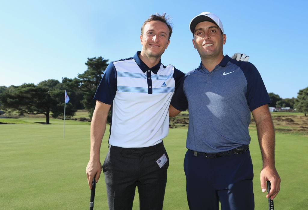 Golf star Billy Horschel shows off amazing custom West Ham bag for The Open