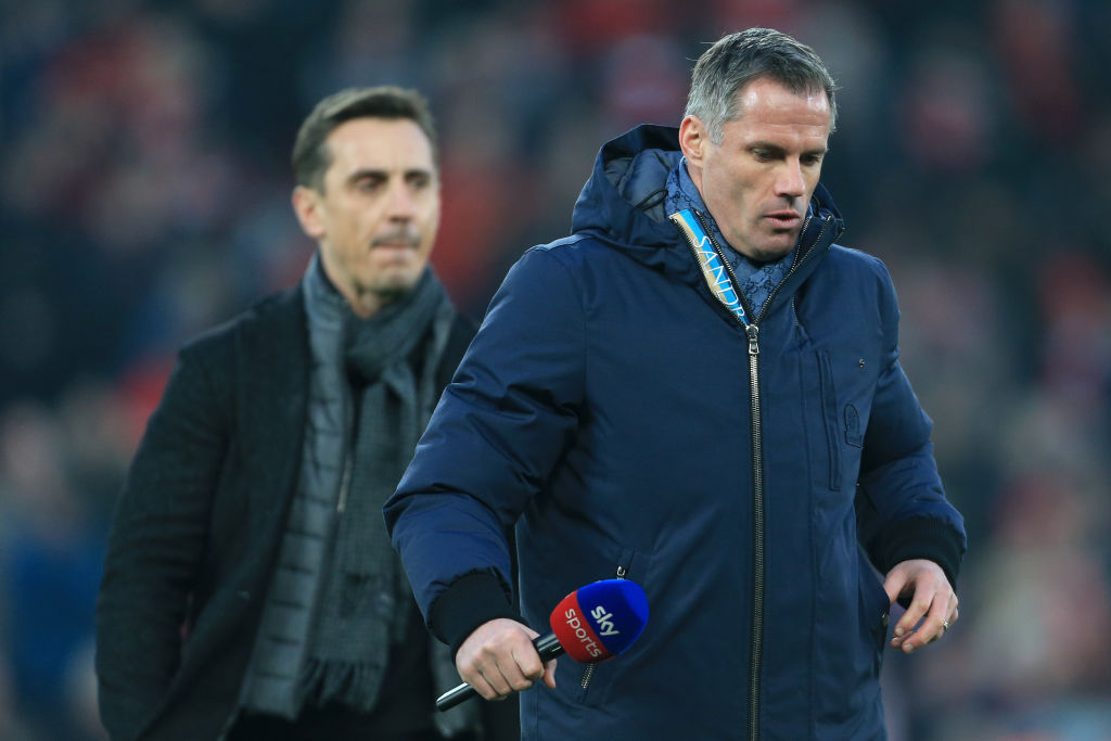 Jamie Carragher and Gary Neville clash in disagreement over West Ham's Champions League hopes