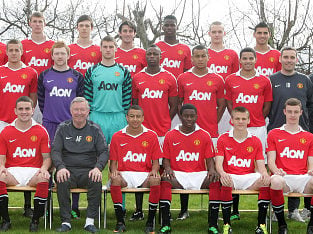 Manchester United FC Reserve Team Photograph 2010/11