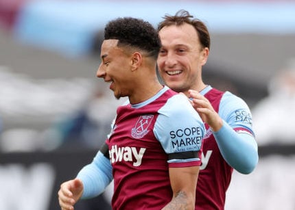 Jesse Lingard hails Mark Noble and West Ham experience on Redknapp TV show but stays tight-lipped on future