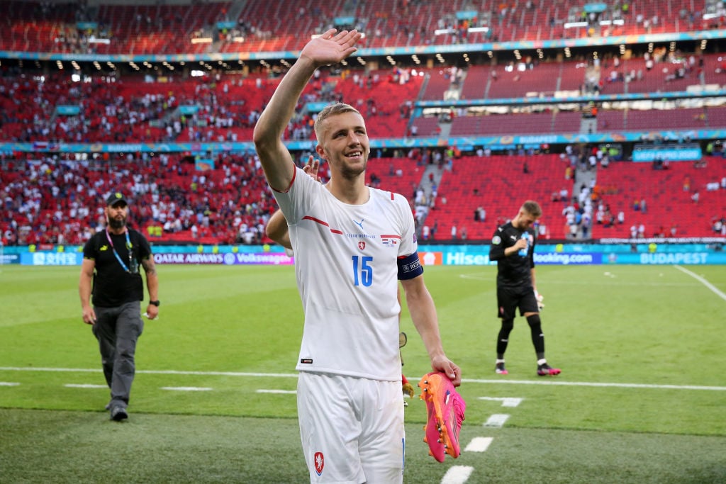 Super Tomas Soucek's touch of class as West Ham man breaks up Czech celebration huddle after Holland win