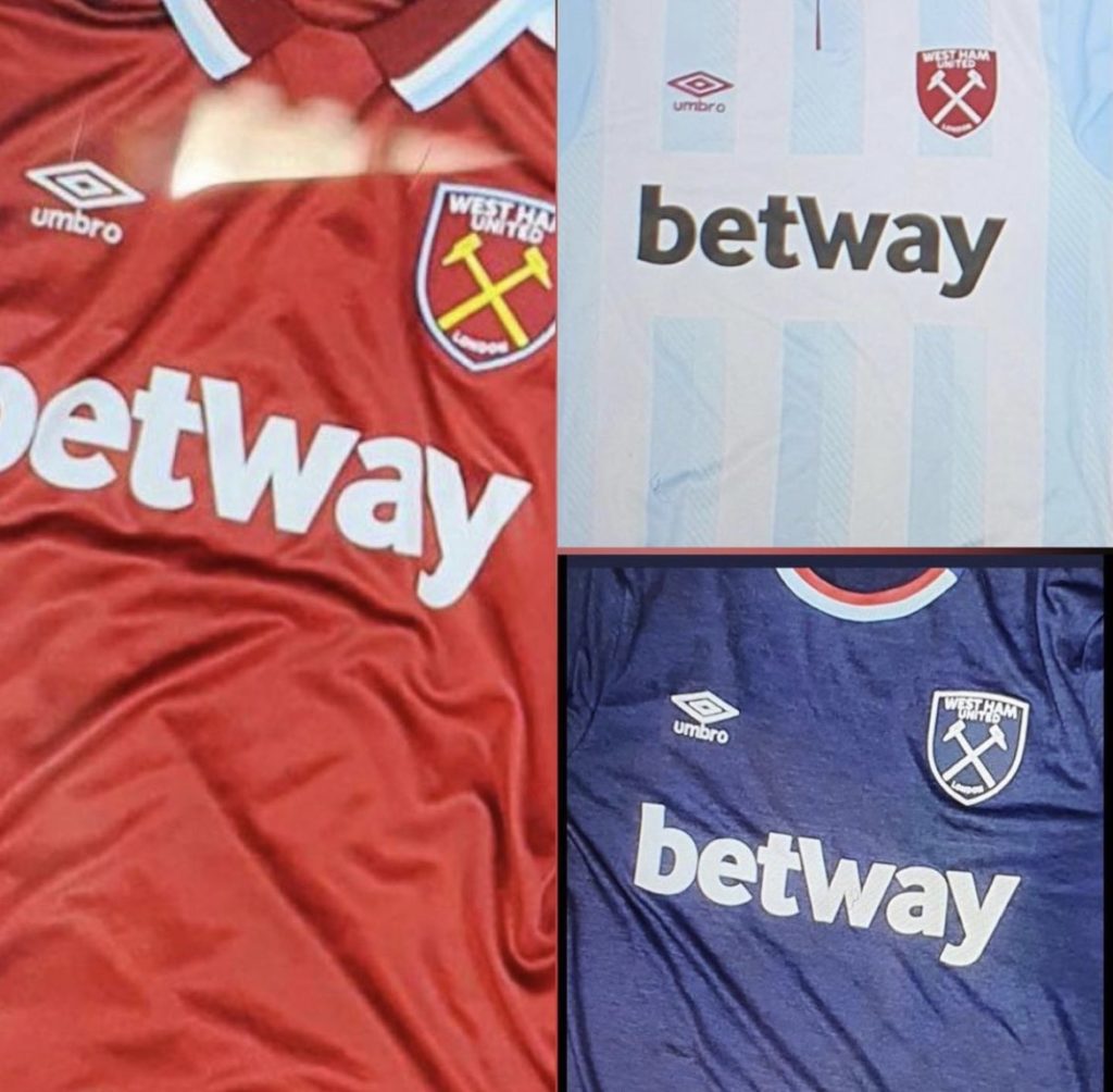 Siaran Bola Live on X: Leaked West Ham away kit 2022/23: https