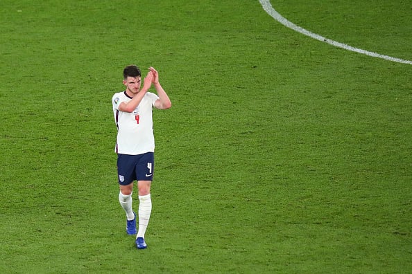 Has Declan Rice sent a message to West Ham fans over his future with what he did after England win?
