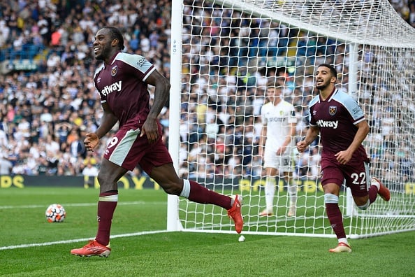 Michail Antonio offers 'cheeky' response to 'cheat' accusations from Leeds fans