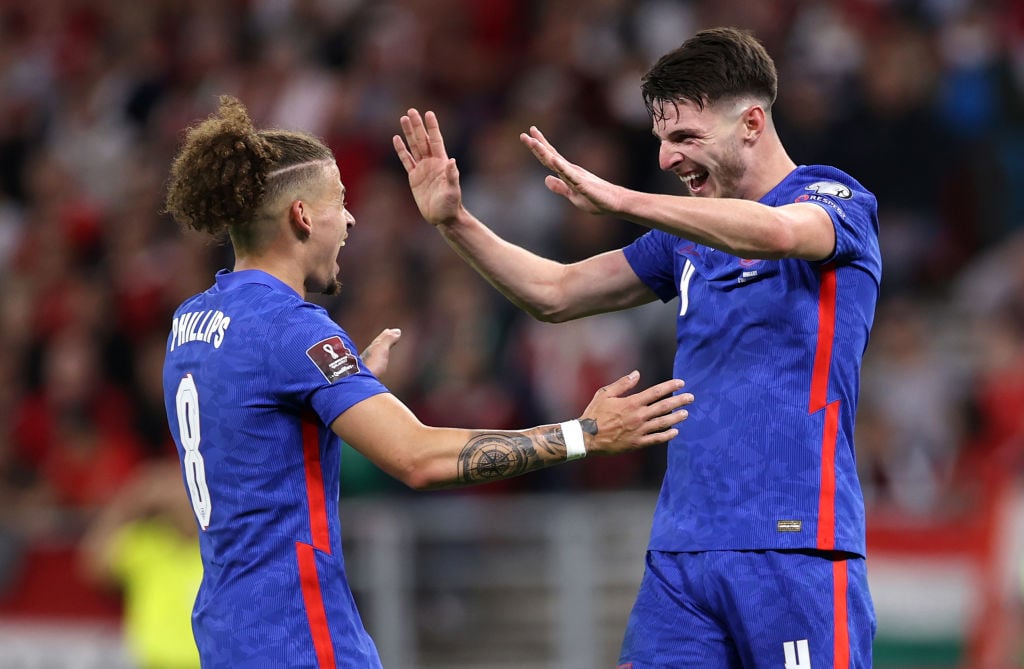 Kalvin Phillips posts brilliant tweet about Declan Rice after England win