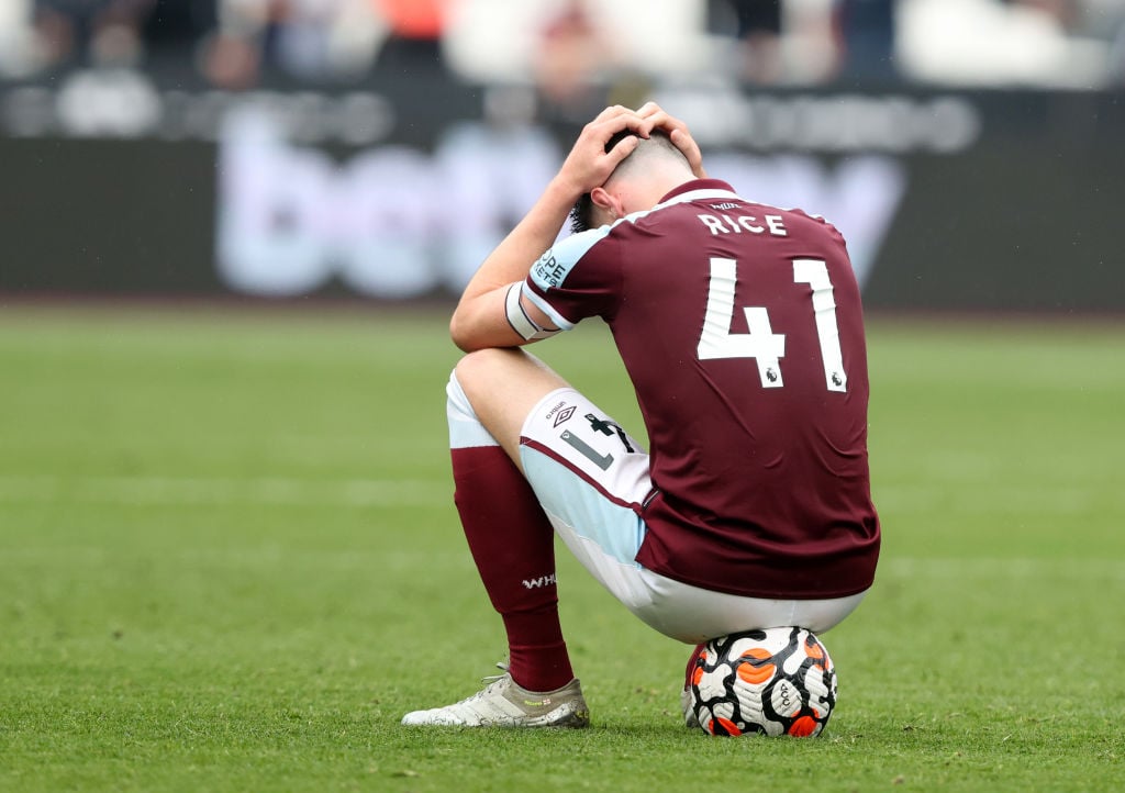 Declan Rice comments worrying to hear for West Ham fans