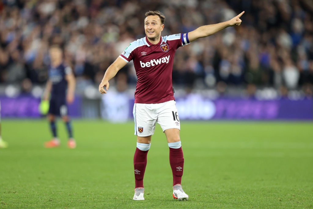 West Ham United v Manchester City - Carabao Cup Round of 16