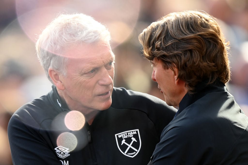 'Keep calm and carry on with David Moyes and his strategy' Thomas Frank tells West Ham amid sack talk