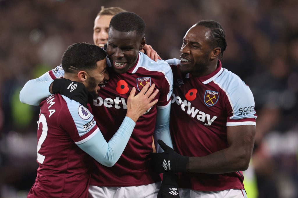 Brilliant Said Benrahma and Kurt Zouma picture after Liverpool win that every West Ham fan must see
