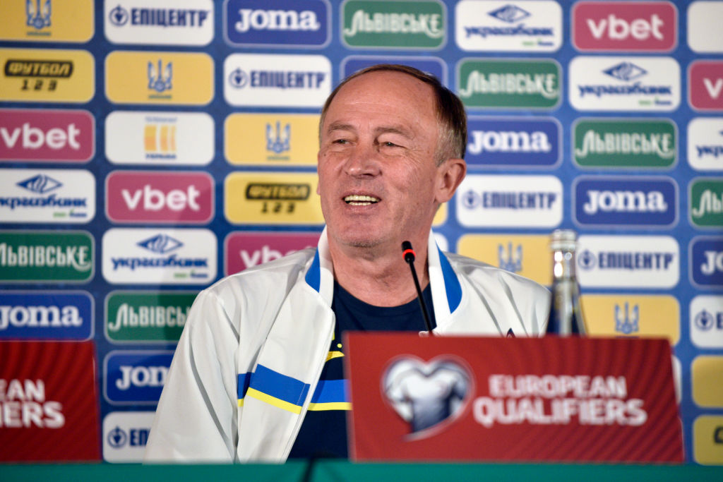 Press conference of Ukraine national team ahead of 2022 FIFA World Cup qualifier