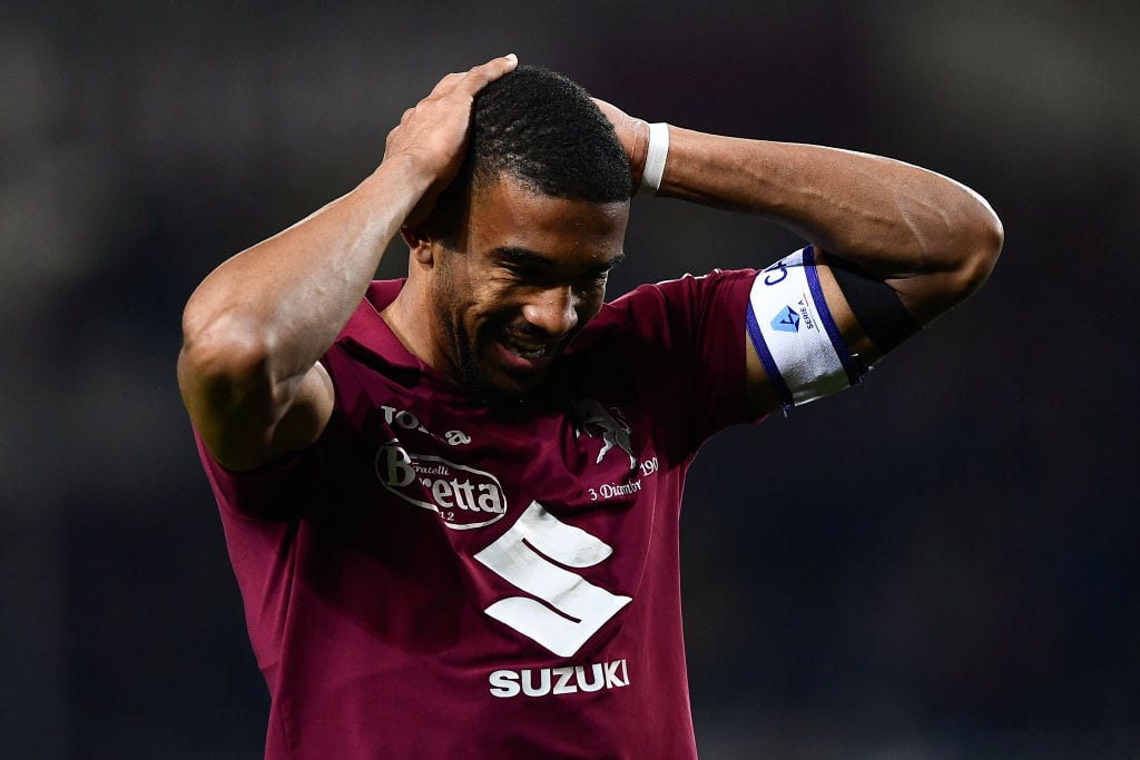 Gleison Bremer of Torino FC looks dejected during the Serie