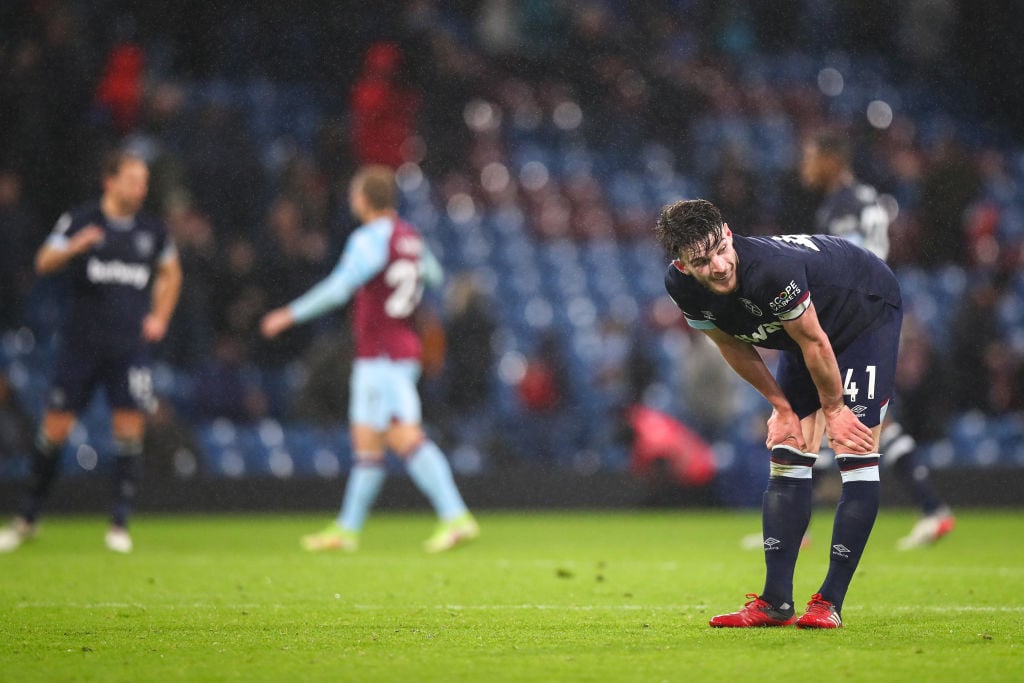 Declan Rice stood out for West Ham during Burnley draw