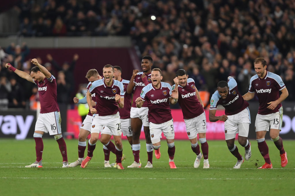 West Ham United v Manchester City - Carabao Cup Round of 16