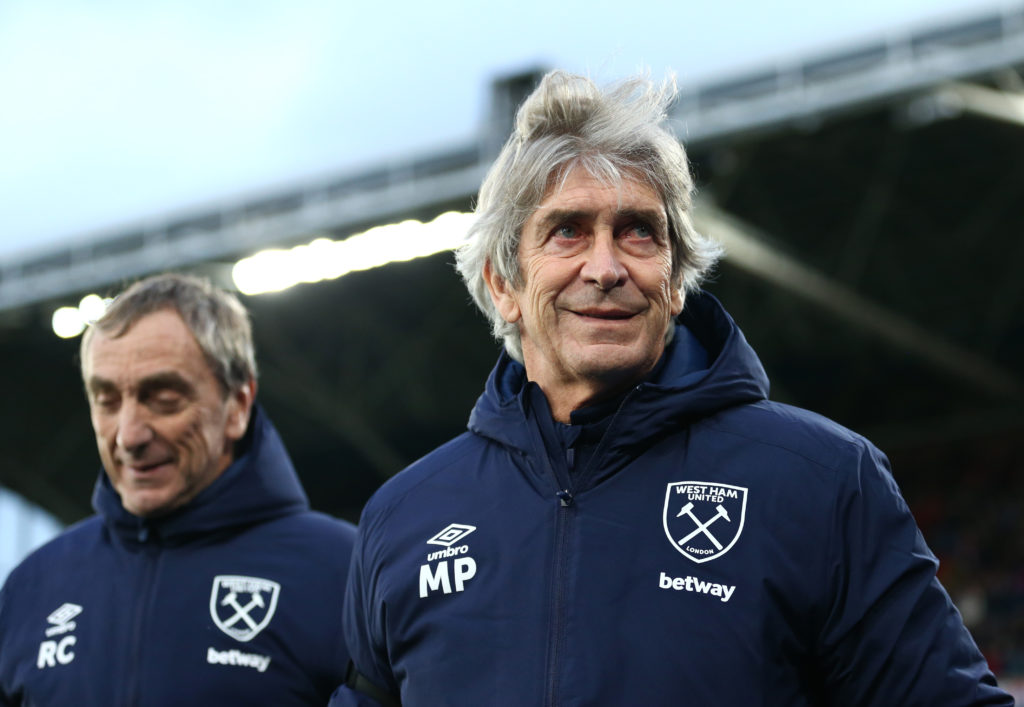 Manuel Pellegrini during Crystal Palace v West Ham United - Premier League