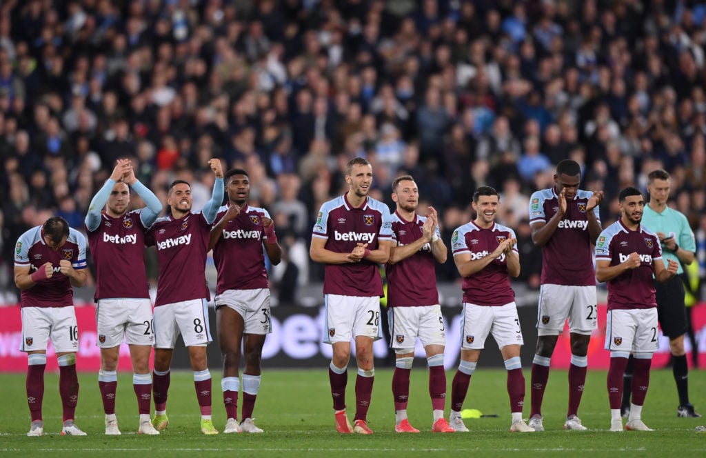 West Ham United v Manchester City - Carabao Cup Round of 16