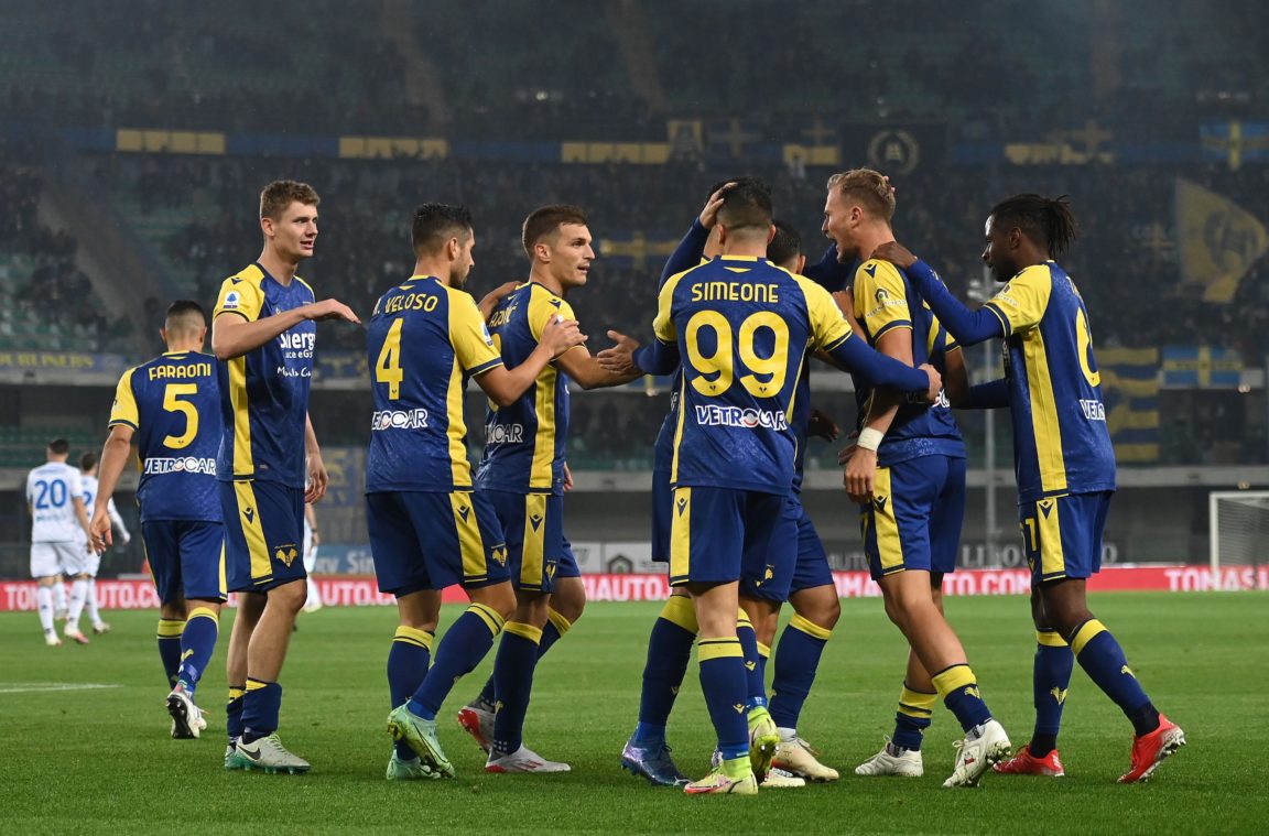 Hellas Verona. Verona FC. Интенсивный футбол.