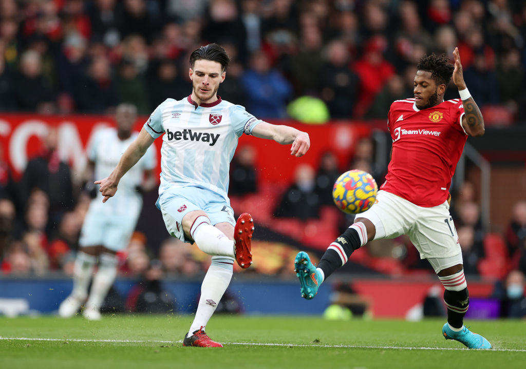 'Unbelievable': West Ham fans truly stunned by Declan Rice performance vs Manchester United