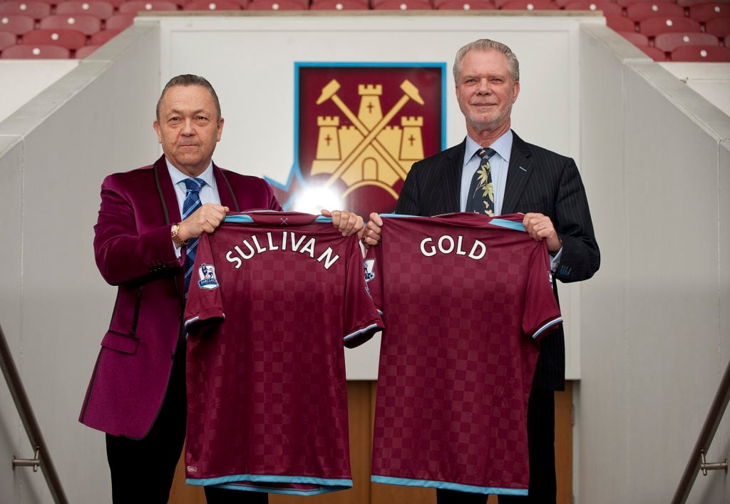 David Sullivan (L) and David Gold (R) po