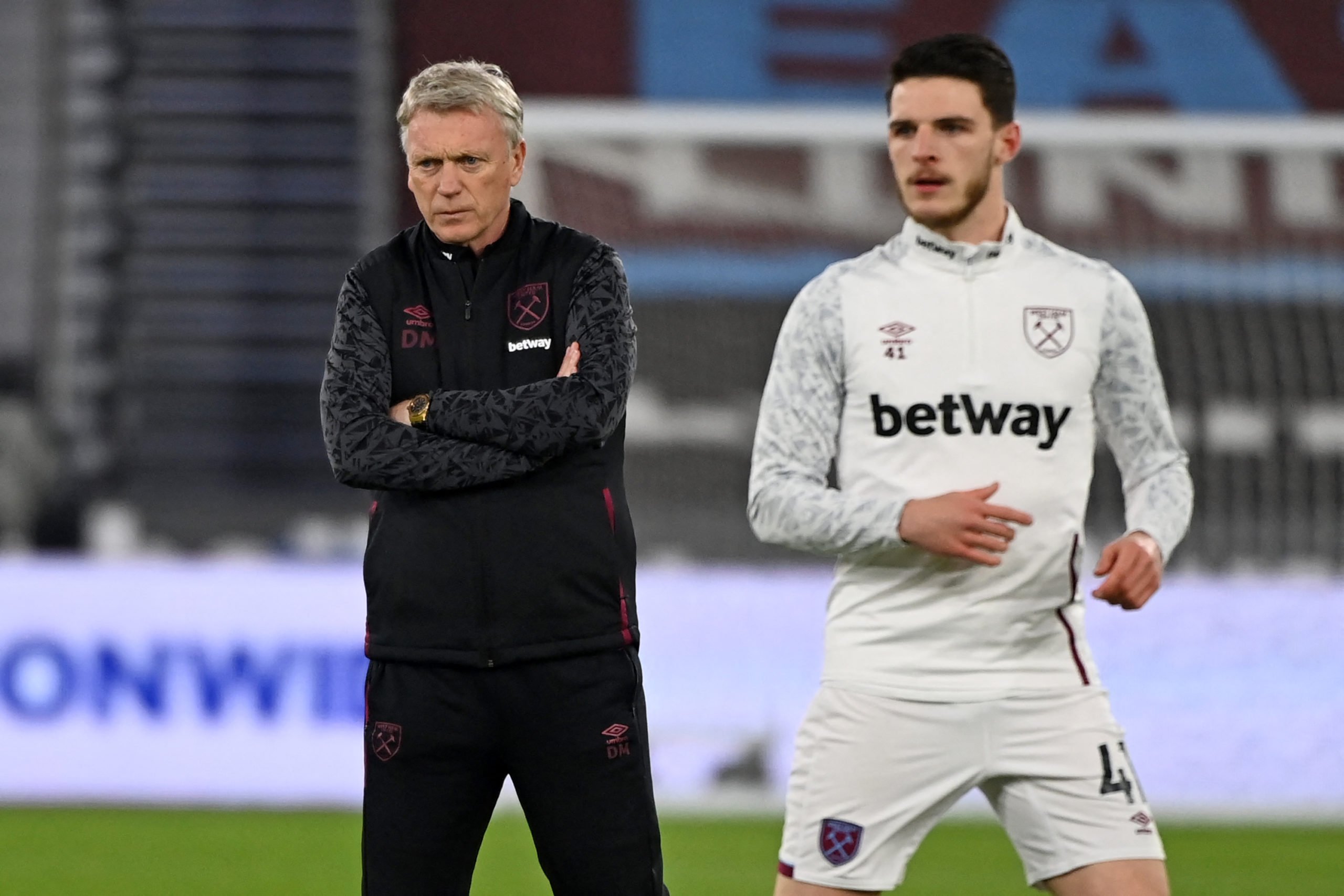 David Moyes has told Declan Rice to be ready for West Ham position change